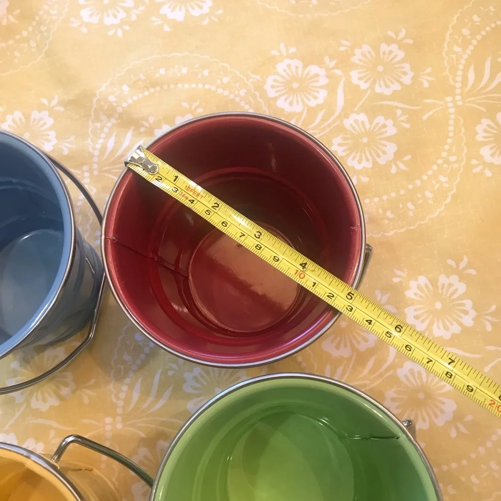 Pottery Barn Enamel Pails
